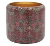 Enamel & Iron Cacti or Succulent Pot Cover - 6cm Purple