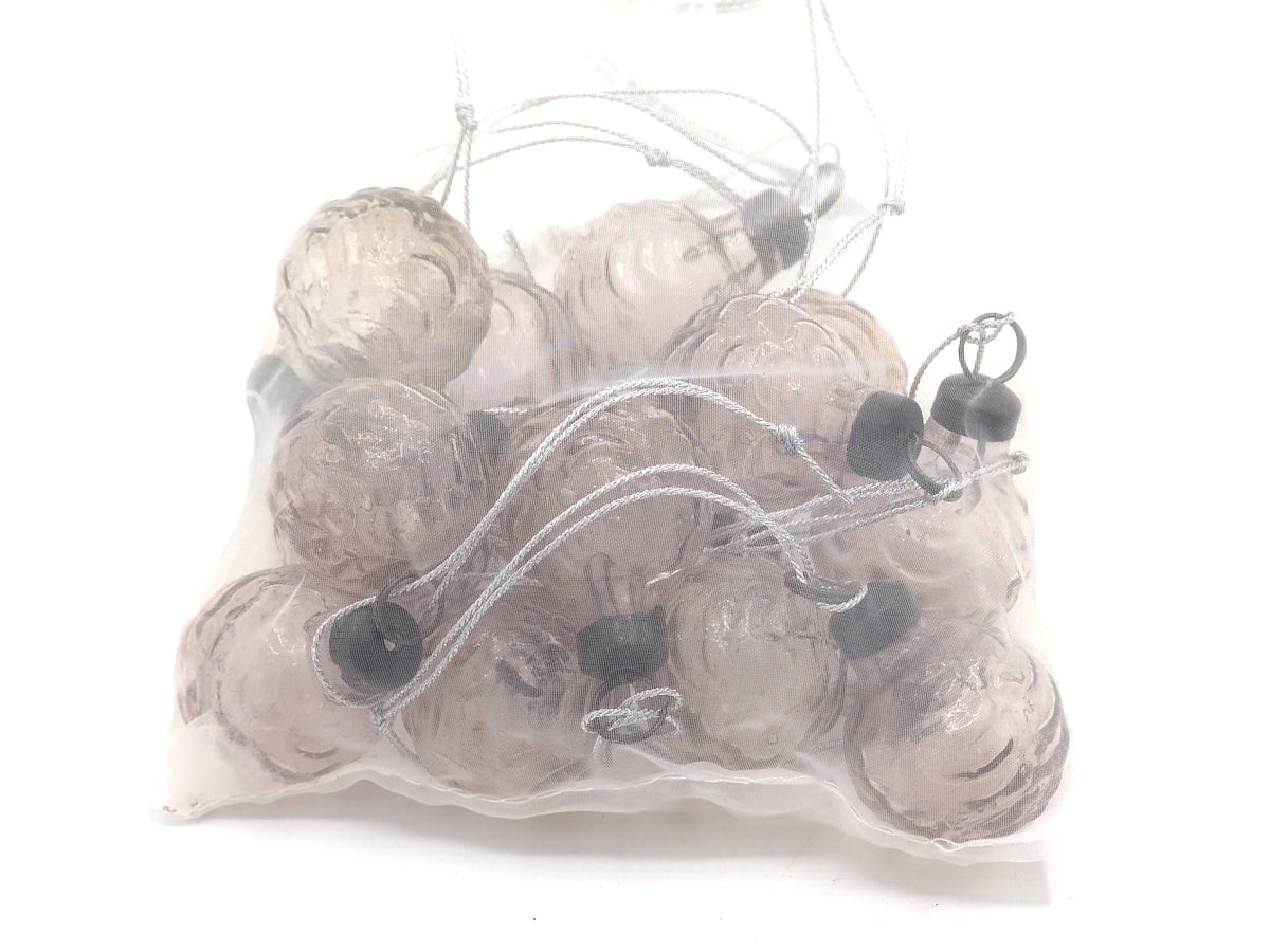 PURPLE COLOURED BAUBLE TREE DECORATION