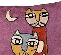 Hand Embroidered Cushion Cover With Poly Fiber Filler