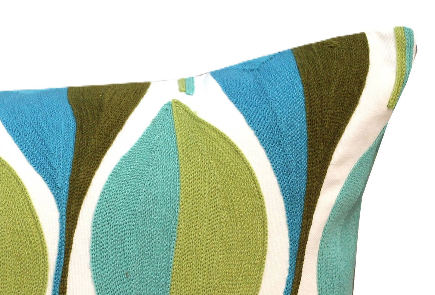 Embroidered Cushion Cover With Poly Fiber Filler
