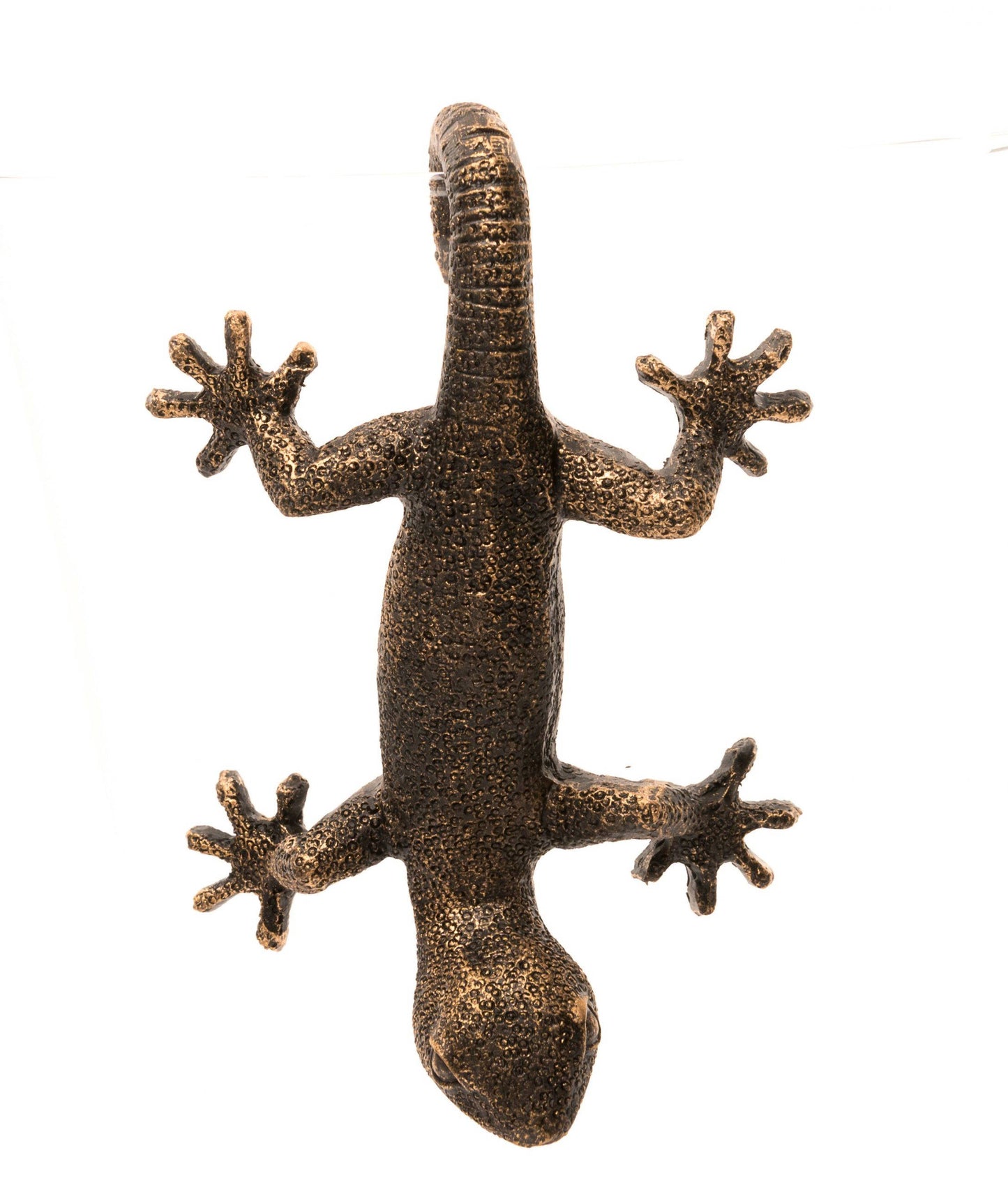 Antique Bronze Coloured Gecko Pot Buddy Plant Pot Hanger
