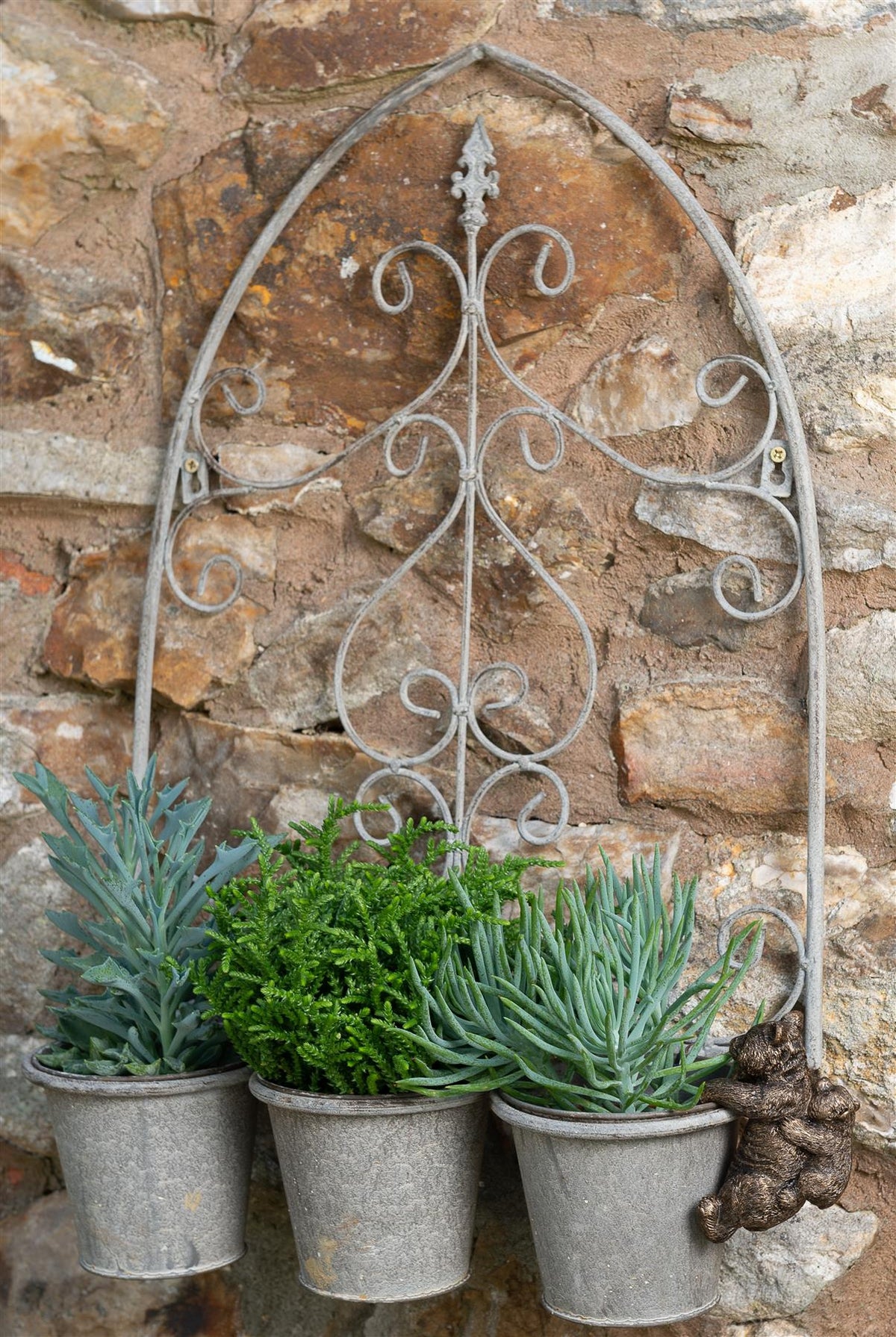 Panda and Cub Plant Pot Hanger
