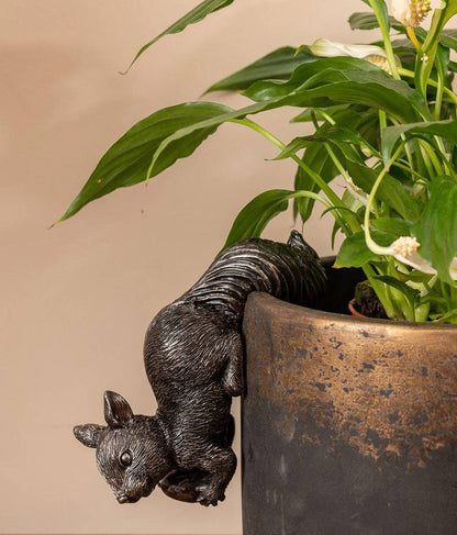 Red Squirrel Plant Pot Hanger