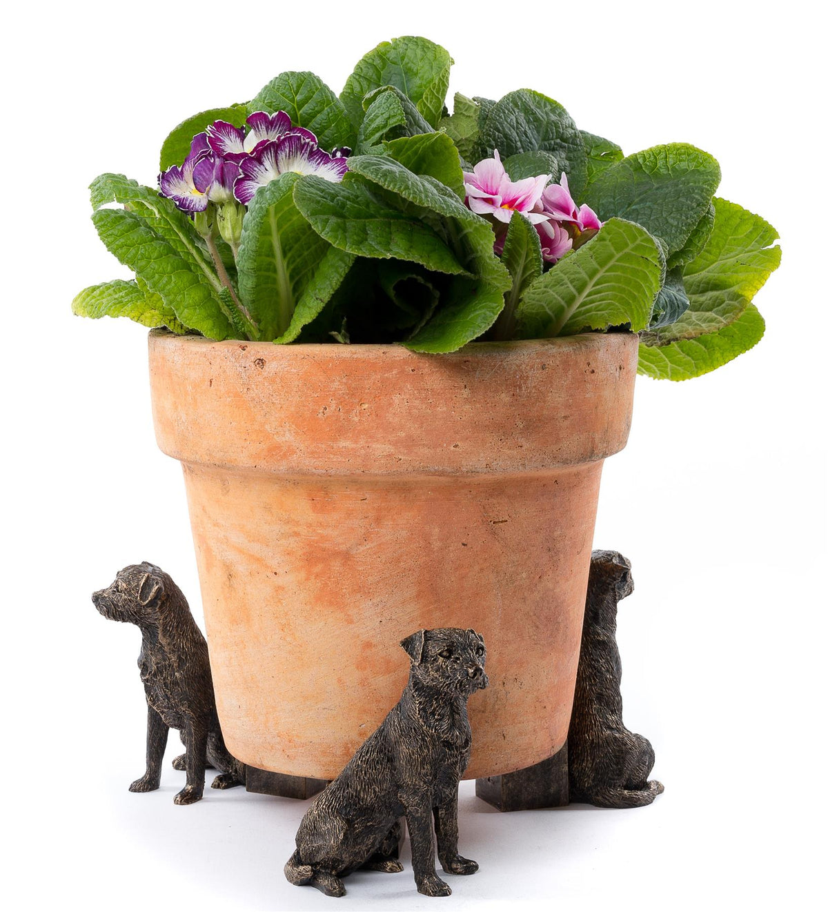 Border Terrier Plant Pot Feet - Set of 3