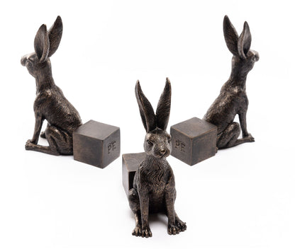 Drove Of Hares Plant Pot Feet - Set of 3 - Moongazing, Sitting and Vigilant Hares