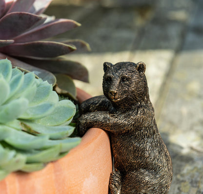 Brown Bear Plant Pot Hanger