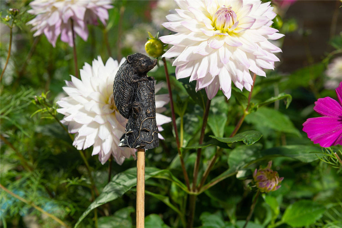 Hedgehog Cane or Stake Topper