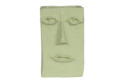 Indian Papier Mache Dried Flowers Planter Sculpture