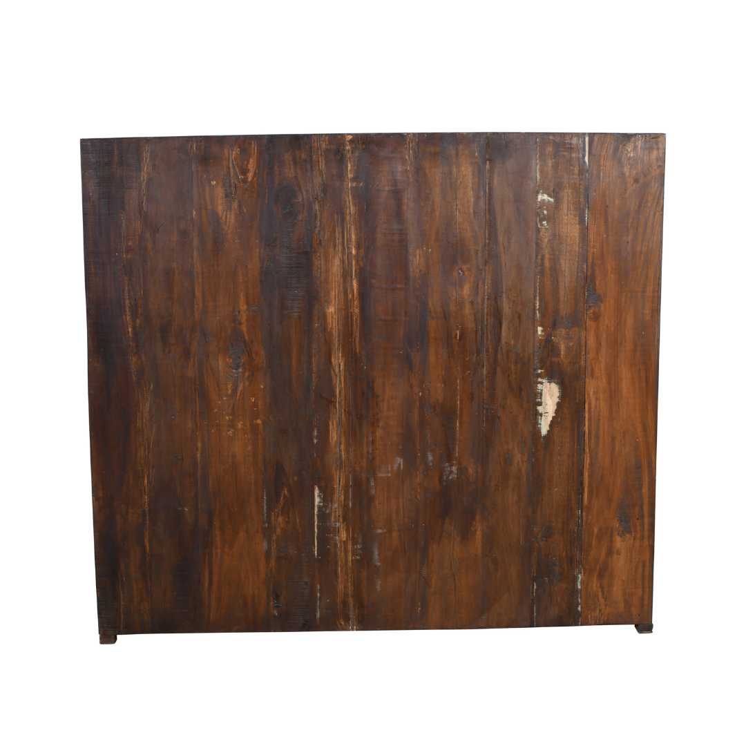 Antique Powder Blue Teak Apothecary Chest of 54 Drawers – Gujarat Hardware Store Cabinet