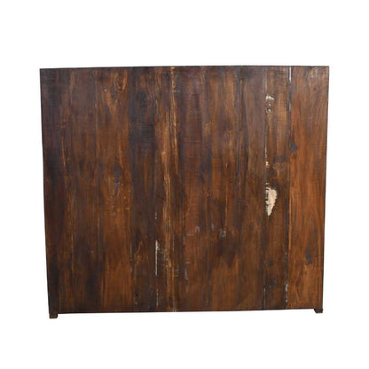 Antique Powder Blue Teak Apothecary Chest of 54 Drawers – Gujarat Hardware Store Cabinet