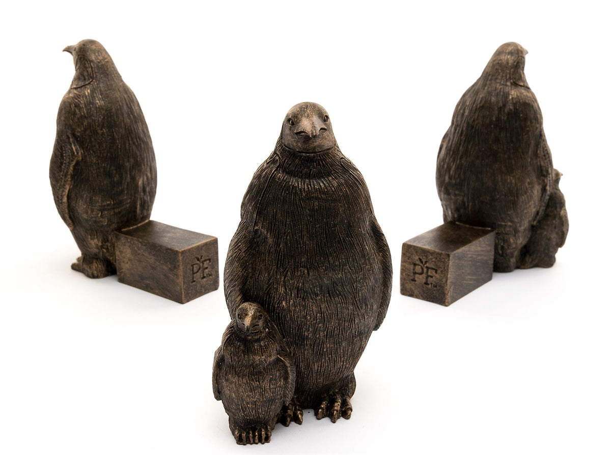 Emperor Penguin Plant Pot Feet - Set of 3