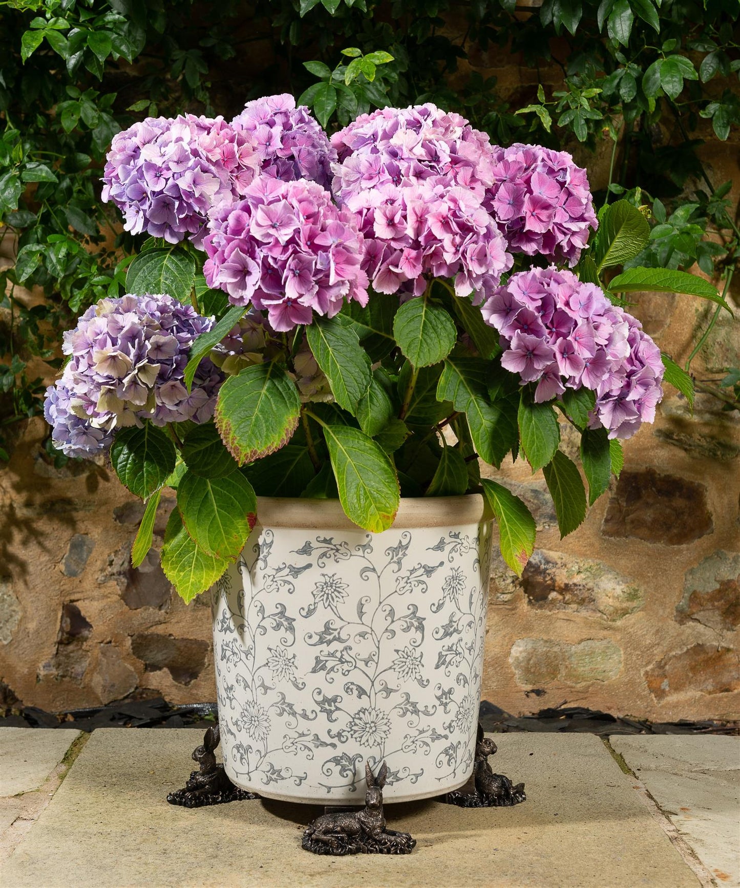 Resting Hare Plant Pot Feet - Set of 3