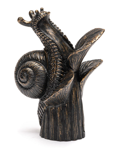 Snail On Hosta Cane or Stake Topper