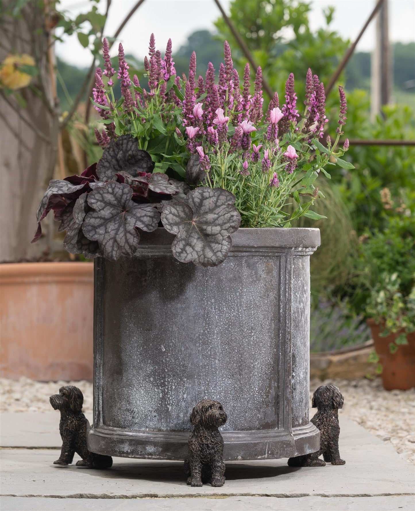 Schnauzer Plant Pot Feet - Set of 3