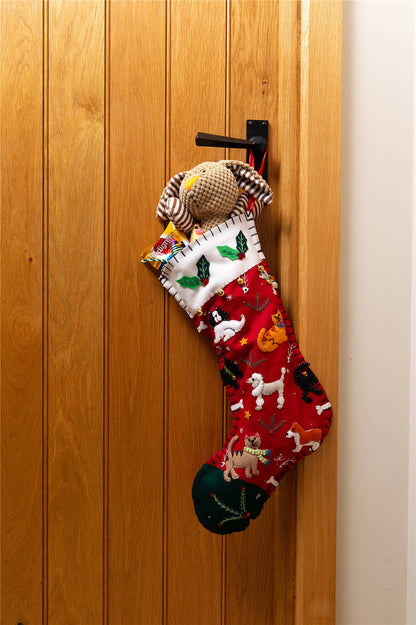 Handmade Felt Dog & Cat Stocking Christmas Treats Stocking - 48 cm