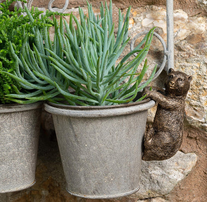 Brown Bear Plant Pot Hanger