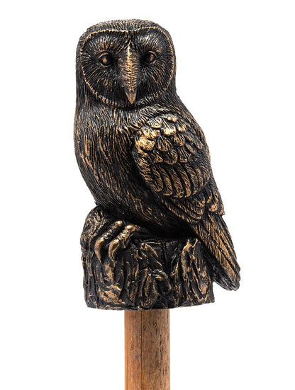 Barn Owl Cane or Stake Topper