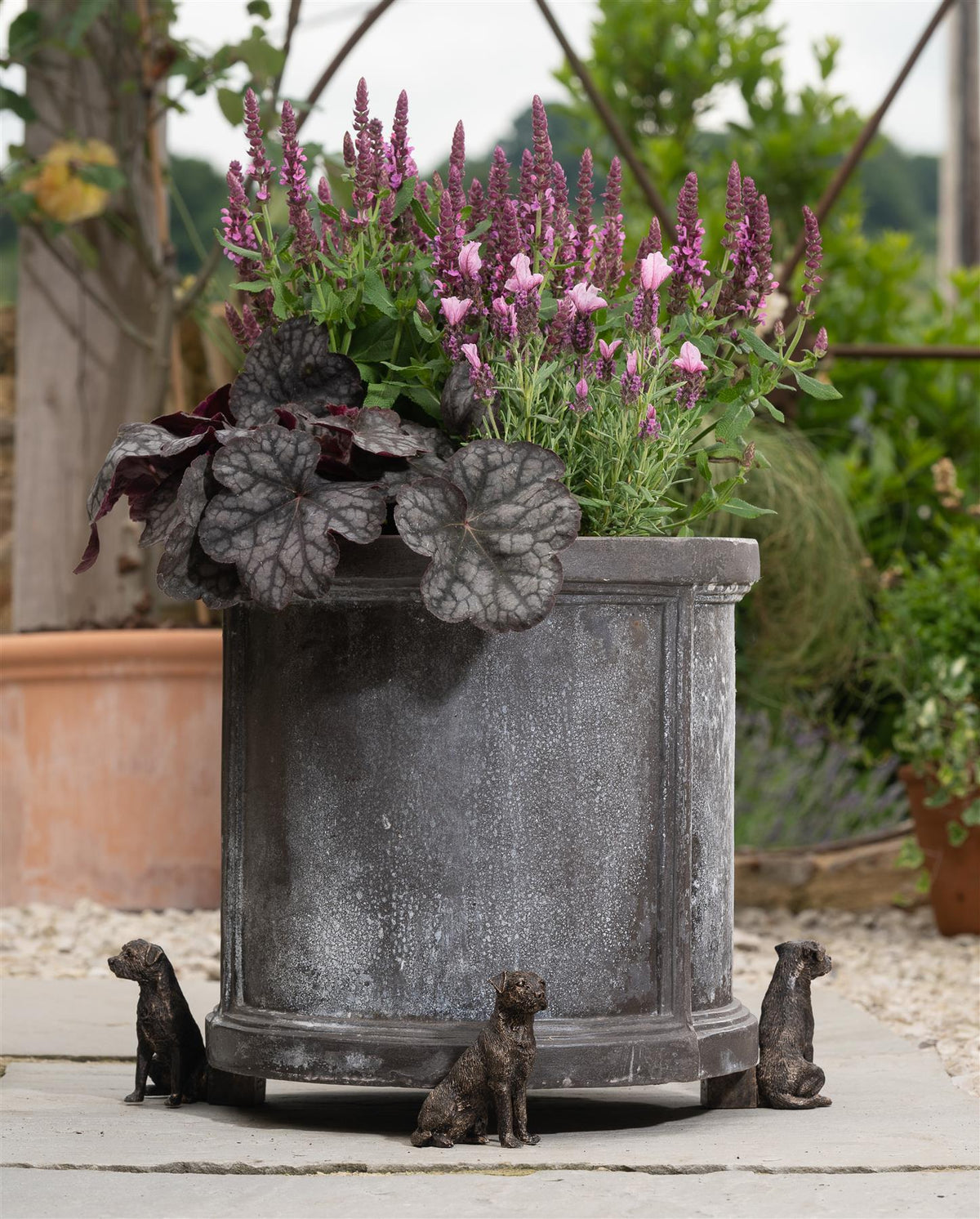 Border Terrier Plant Pot Feet - Set of 3
