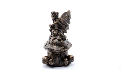 Fairy On Toadstool Plant Drip Feeder Cover & Feed