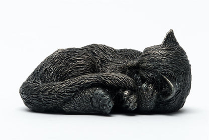Sleeping Cat Curled Up Plant Pot Feet - Set of 3