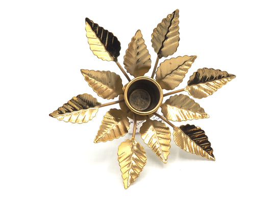 Gold Bottle Top candle holder