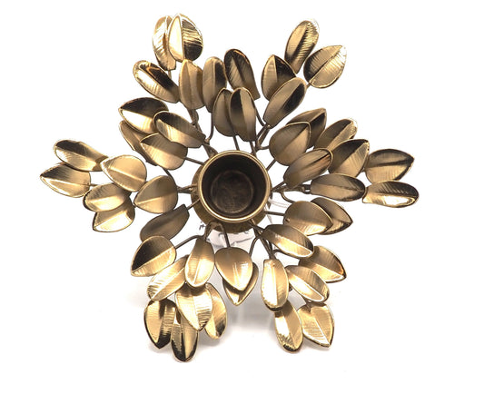 Gold Bottle Top candle holder