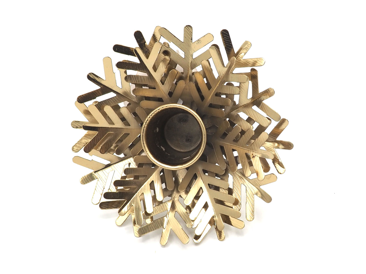 Gold Bottle Top candle holder