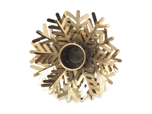 Gold Bottle Top candle holder