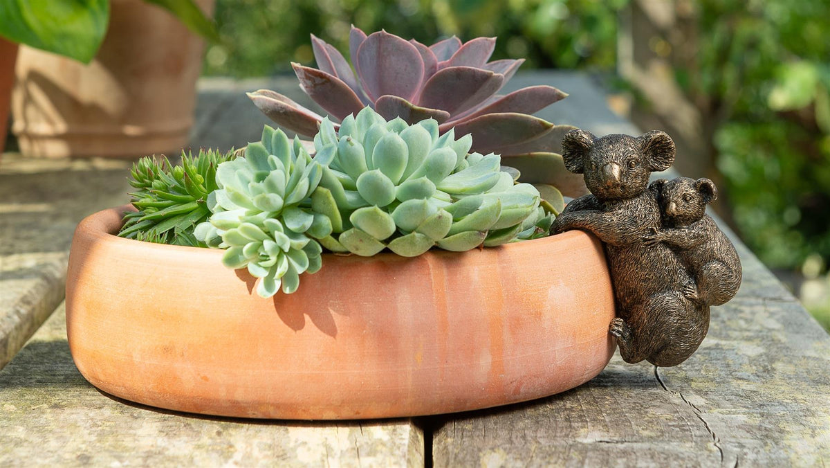 Koala and Cub Plant Pot Hanger