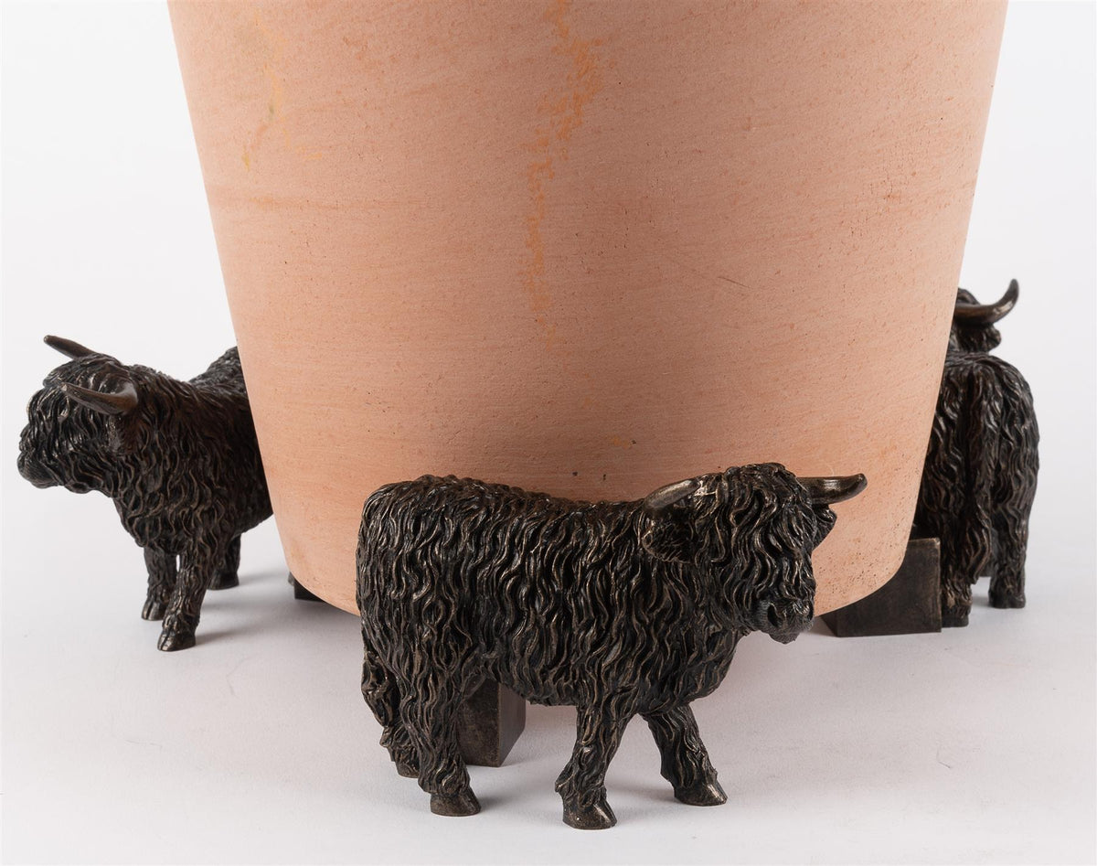 Highland Cow Plant Pot Feet - Set of 3