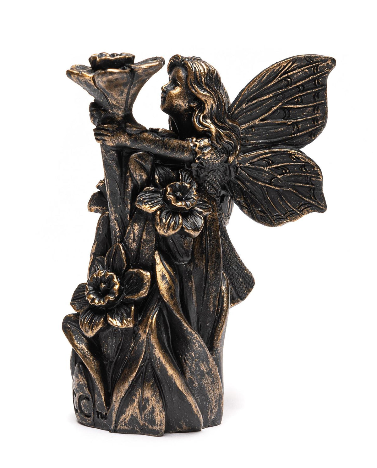 Fairy Holding Daffodil Stake or Cane Topper