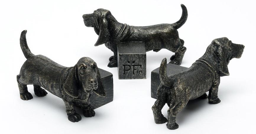 Basset Hound Plant Pot Feet - Set of 3