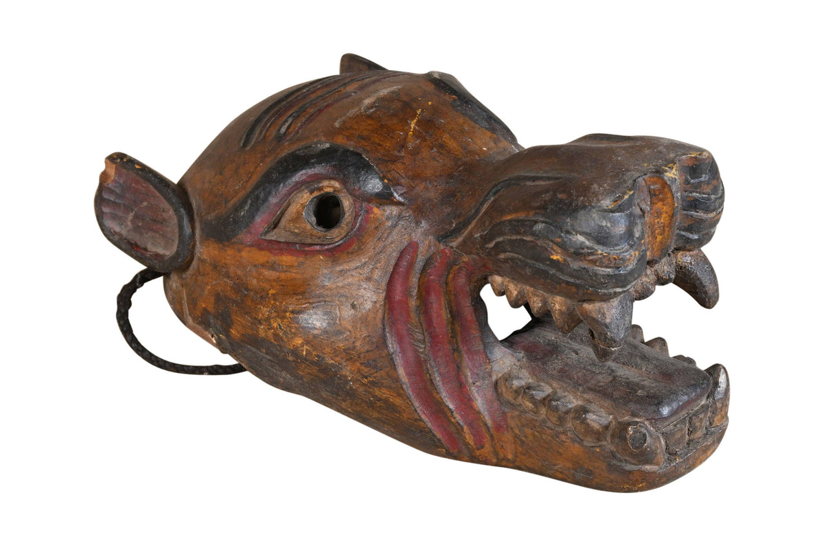 Antique Indian Tribal Festival Mask