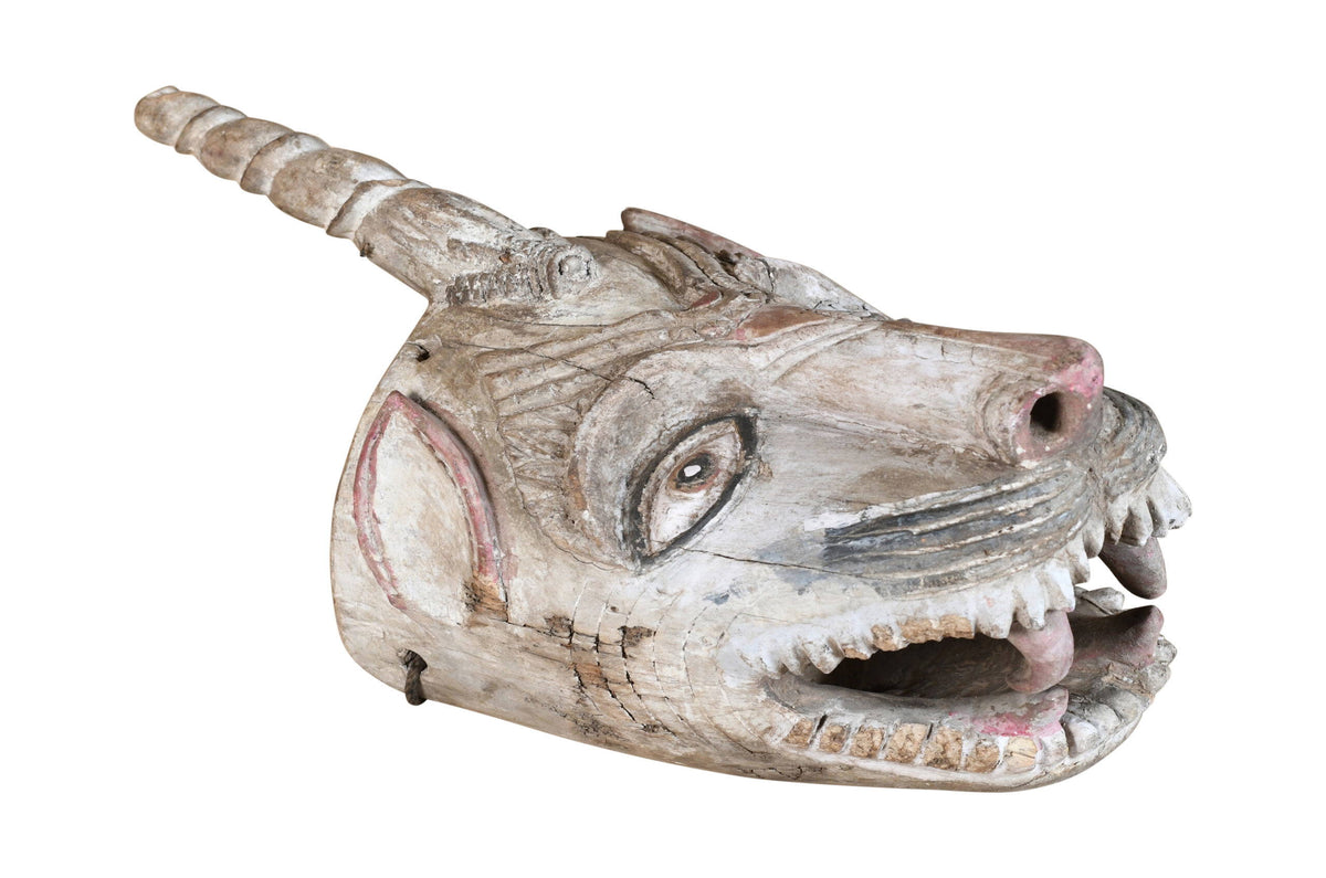 Antique Indian Tribal Festival Mask