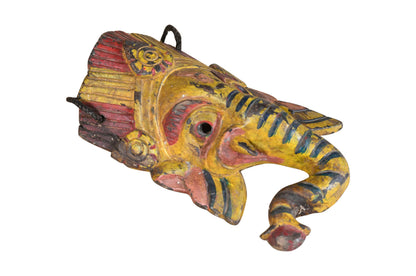Antique Indian Tribal Festival Mask