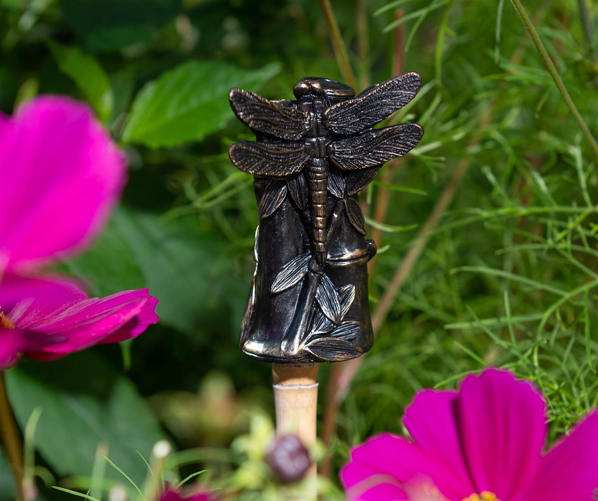 Dragonfly On Bamboo Cane or Stake Topper