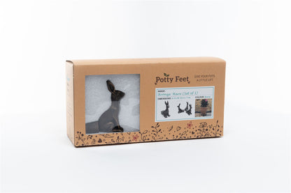 Resting Hare Plant Pot Feet - Set of 3