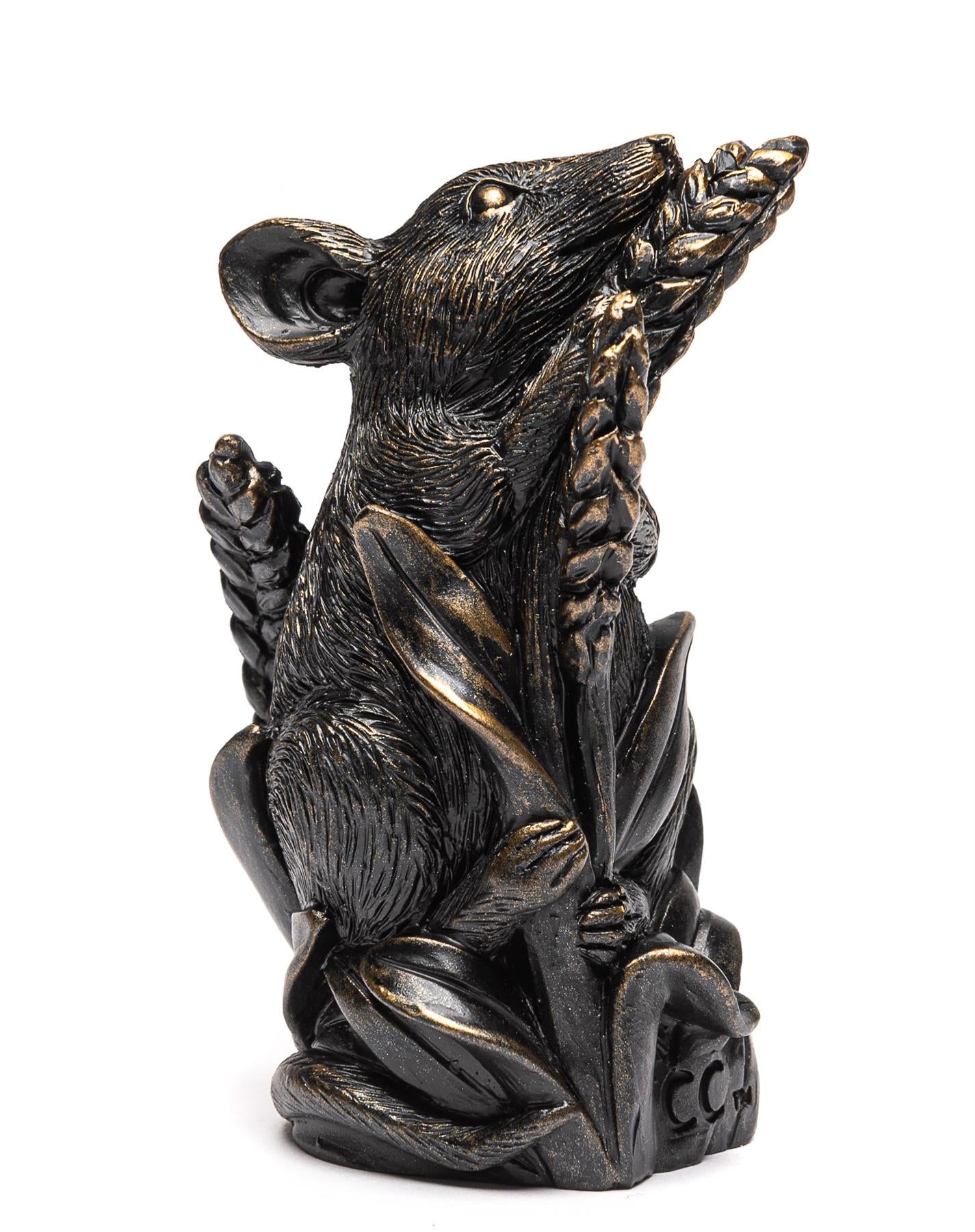 Harvest Mouse On Corn Cane or Stake Topper
