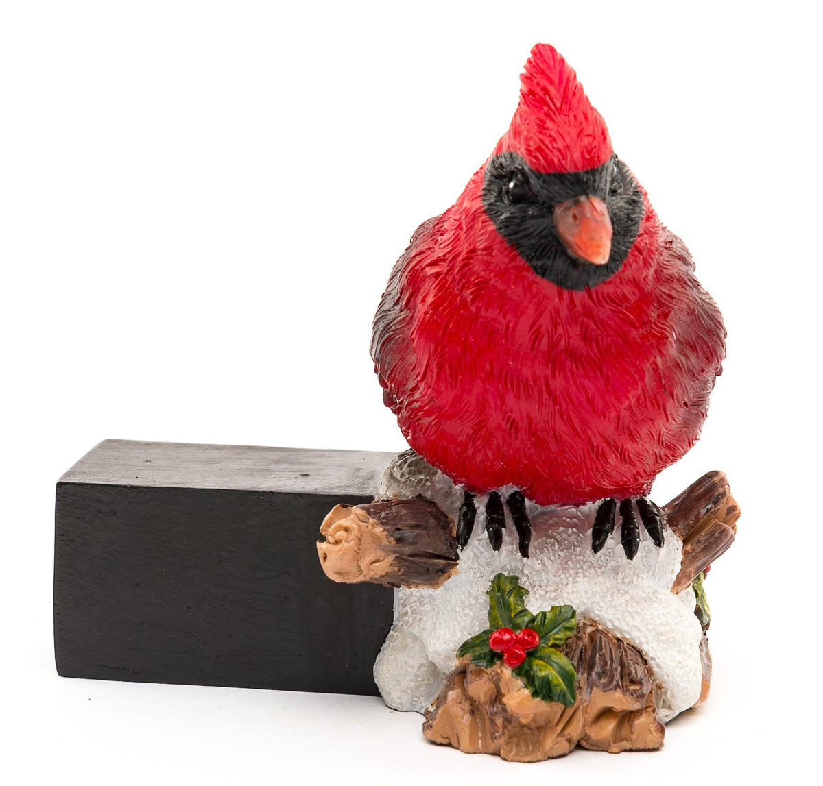 Red Cardinal Bird Plant Pot Feet - Set of 3