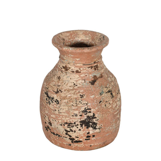 Antique Indian Hard Wood Water Pot or Vase – Pre-WWII Vintage Decor 16cm
