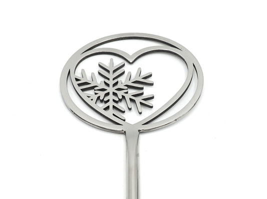 Snowflake Plant Stake 30CM
