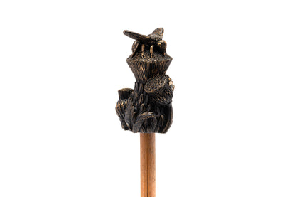 Set of 5 Animals & Insects Cane or Stake Toppers Hedgehog, Bee, Butterfly, Frog, Snail