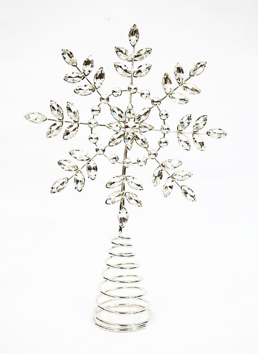 AUSTRIAN GLASS SNOWFLAKE TREE TOPPER