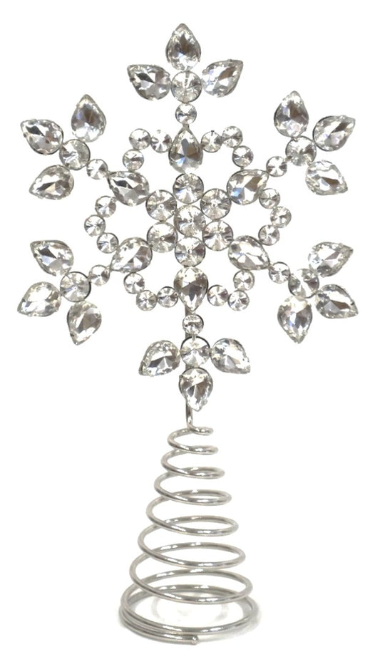 AUSTRIAN GLASS SNOWFLAKE TREE TOPPER
