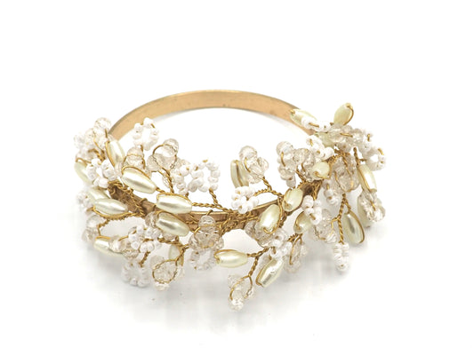 Pearl and Gold coloured Knapkin Ring
