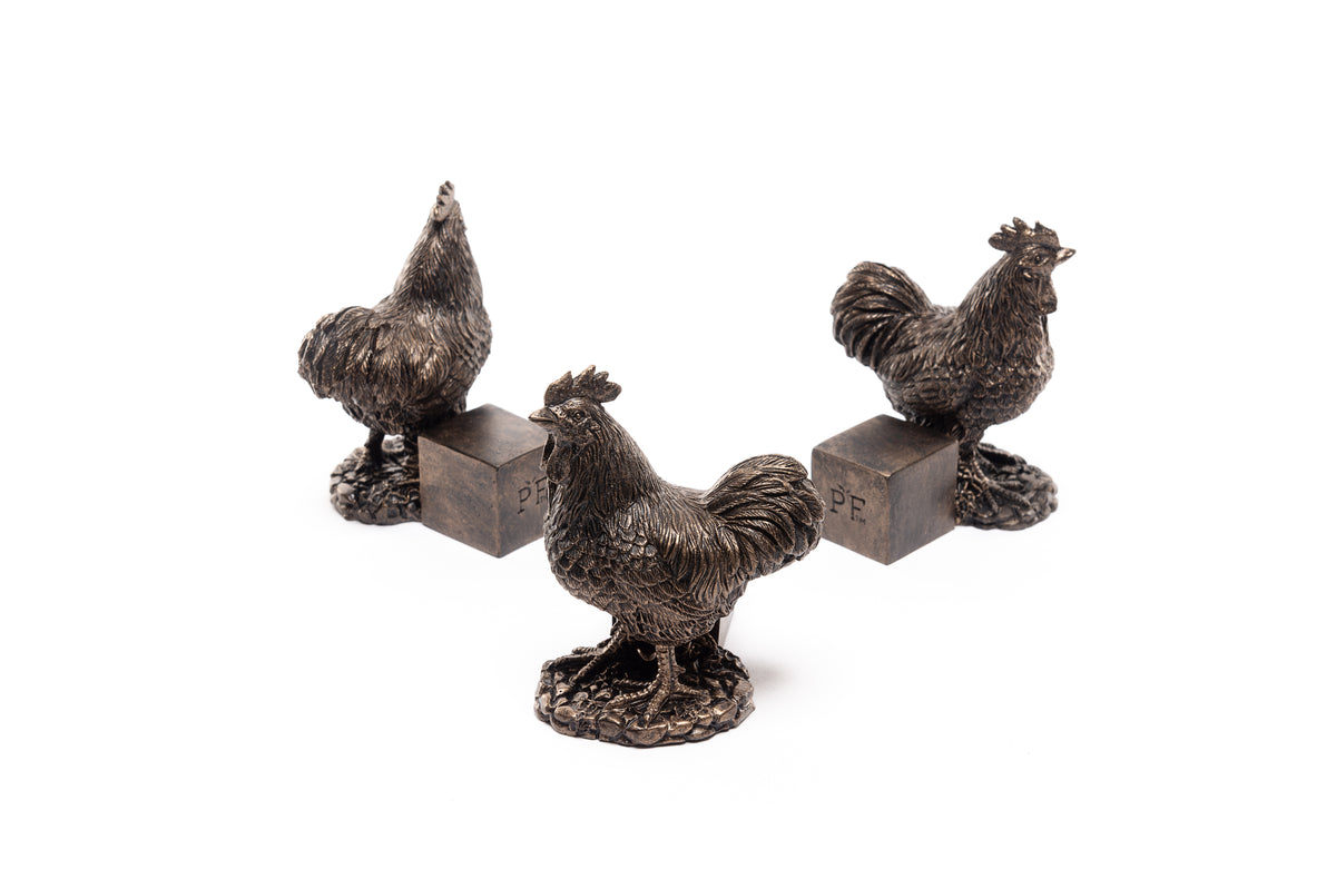 Chicken Plant Pot Feet - Set of 3