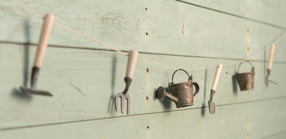Decorative Handmade Garden Tool Garland