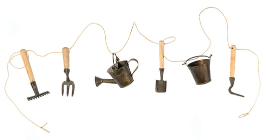 Decorative Handmade Garden Tool Garland