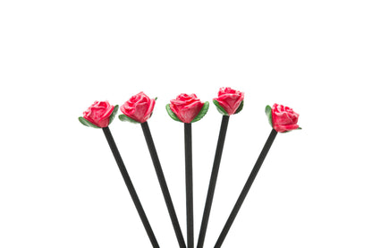 Roses Diffuser Decor Reed Diffuser Decoration - Set of 5