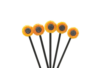 Sunflower Diffuser Decor Reed Diffuser Decoration - Set of 5